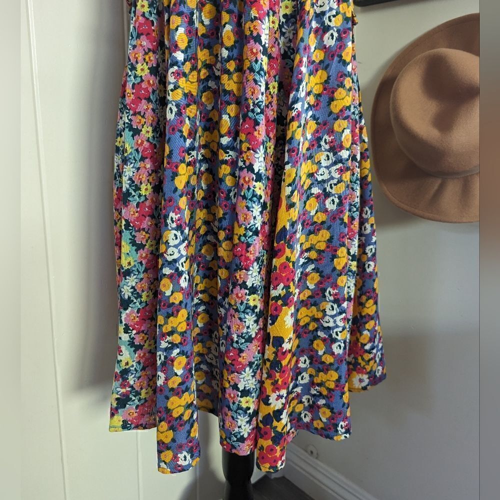Patrons of Peace Floral Dress XS Coastal Cowgirl 90s Boho Romantic Gardencore - Picture 11 of 14